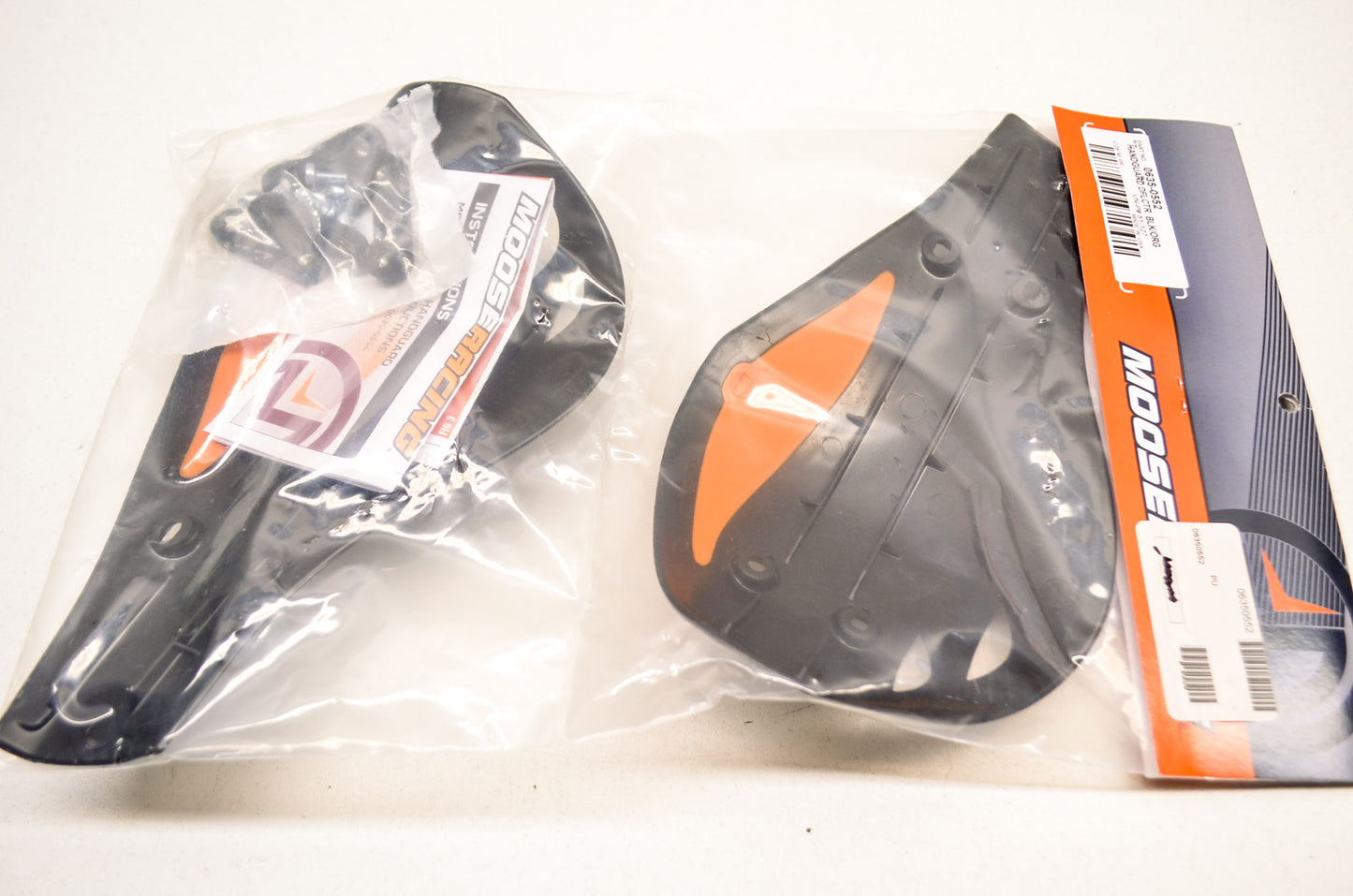 New Moose Racing Handguard Deflector Kit Black/Orange NOS