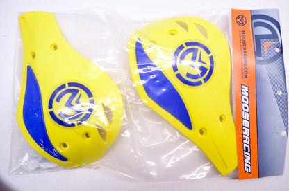New Moose Racing Handguard Deflector Kit Yellow/Blue NOS