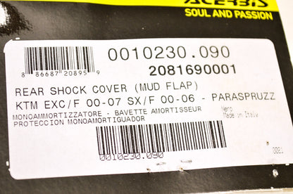 Rear Shock Cover Mud Flap NOS