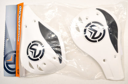 New Moose Racing Handguard Deflector Kit White/Black NOS