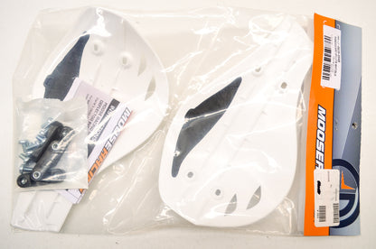 New Moose Racing Handguard Deflector Kit White/Black NOS