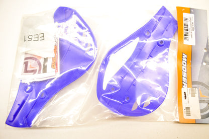 New Moose Racing Handguard Deflector Kit Blue/White NOS