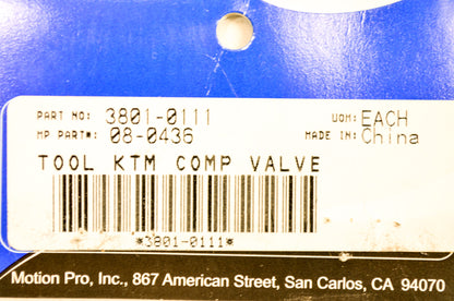Motion Pro 3801-0111, 08-0436 Compression Bolt Removal Tool NOS