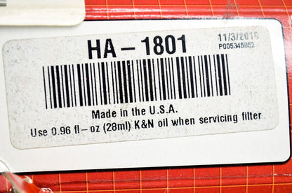 New K&N High Flow Air Filter NOS