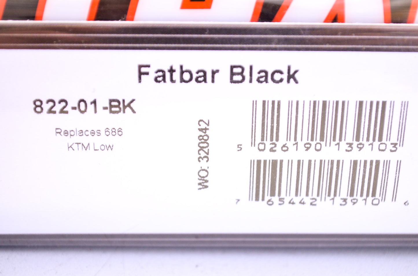 New Renthal KTM Black Fatbar Handlebar NOS