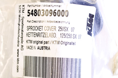 New OEM KTM Sprocket Cover NOS