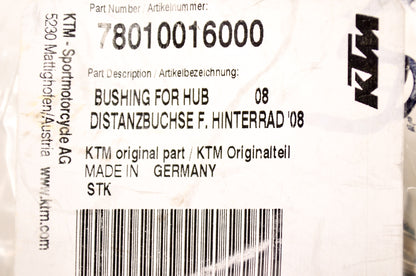 OEM KTM 78010016000 Hub Bushing NOS