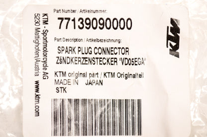 OEM KTM 77139090000 Spark Plug Connector NOS