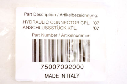 New OEM KTM Hydraulic Connector NOS
