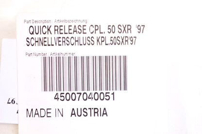 OEM KTM 45007040051 Quick Release NOS