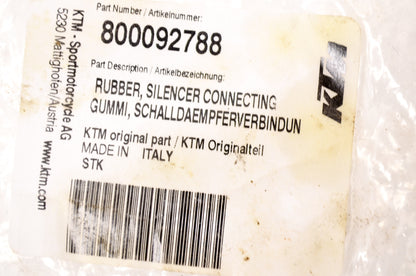 New OEM KTM Rubber Silencer NOS