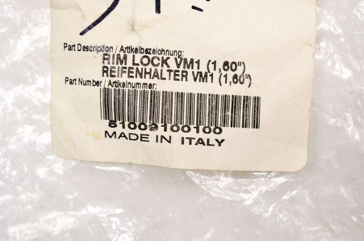 Rim Lock 1.6' NOS
