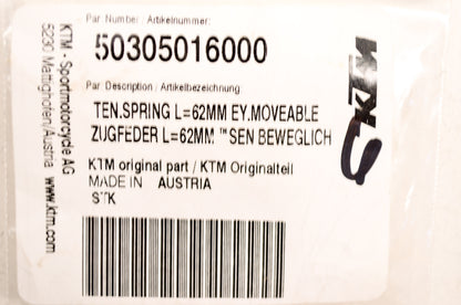 New OEM KTM Tension Spring 62mm NOS
