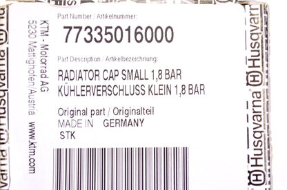 New OEM KTM Radiator Cap NOS