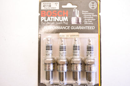 New Bosch Platinum Spark Plug QTY 4 NOS