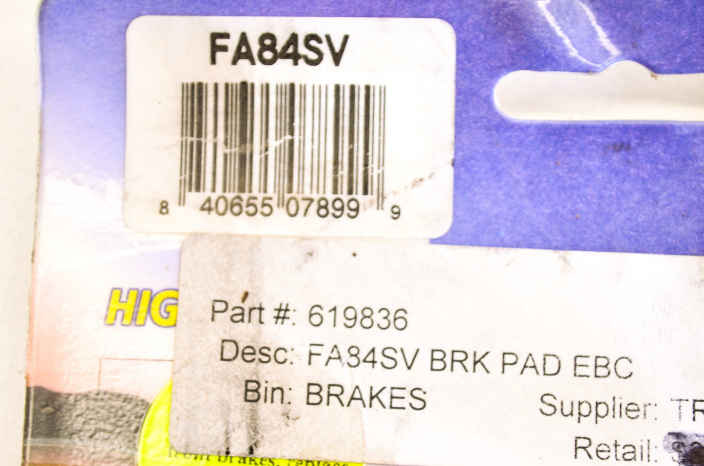 New EBC Severe Duty Brake Pad Pair NOS