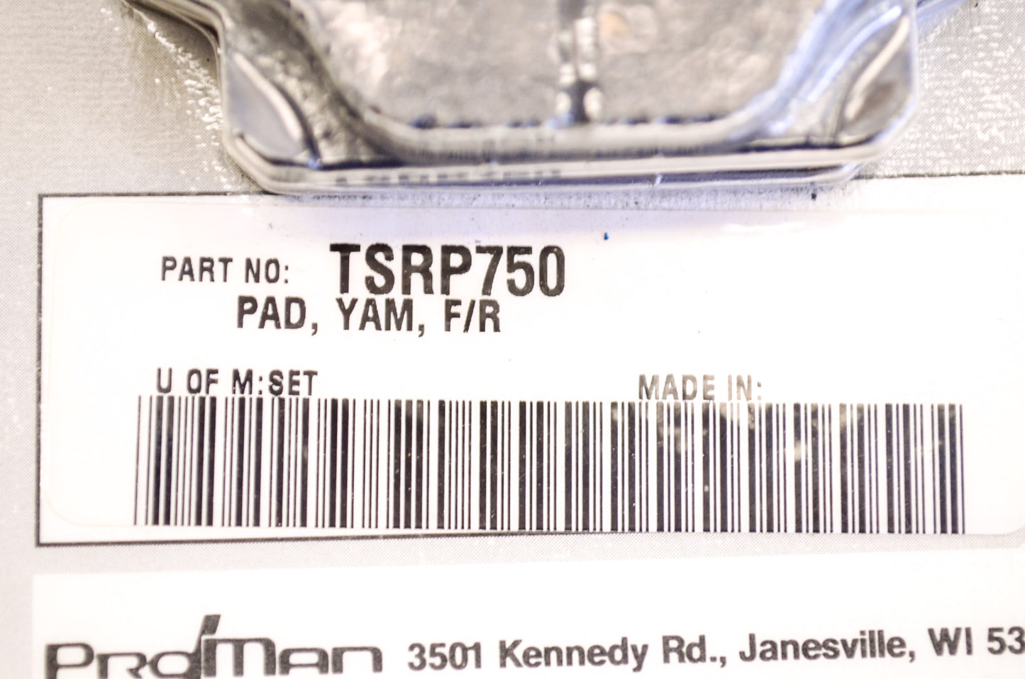TUFSTOP TSRP750 Brake Pad Pair Yamaha NOS