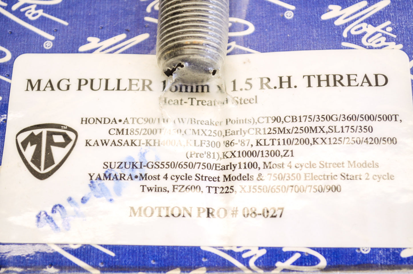 New Motion Pro Flywheel Mag Puller 16mm x 1.5 NOS