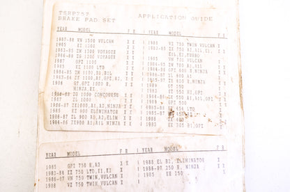 TUFSTOP TSRP757 Brake Pad Pair NOS