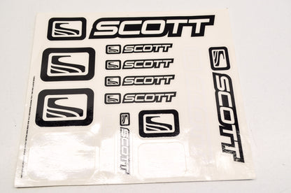 Scott 212808-2220001 Storm Sticker Decal Kit Black/White NOS