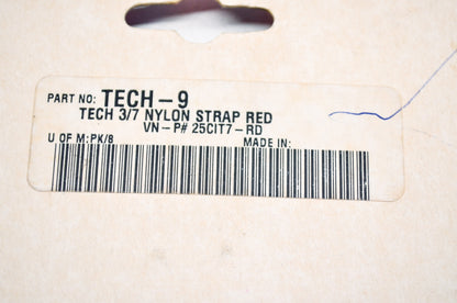 New Alpinestars 3/7 Red Nylon Strap Kit NOS