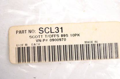 Scott SCL31, 0900970 Clear Lens Tear-Off Kit 89S NOS