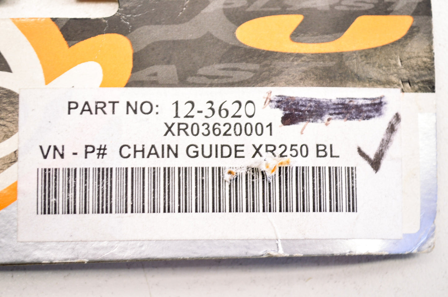 New UFO Chain Slider Guide Black NOS