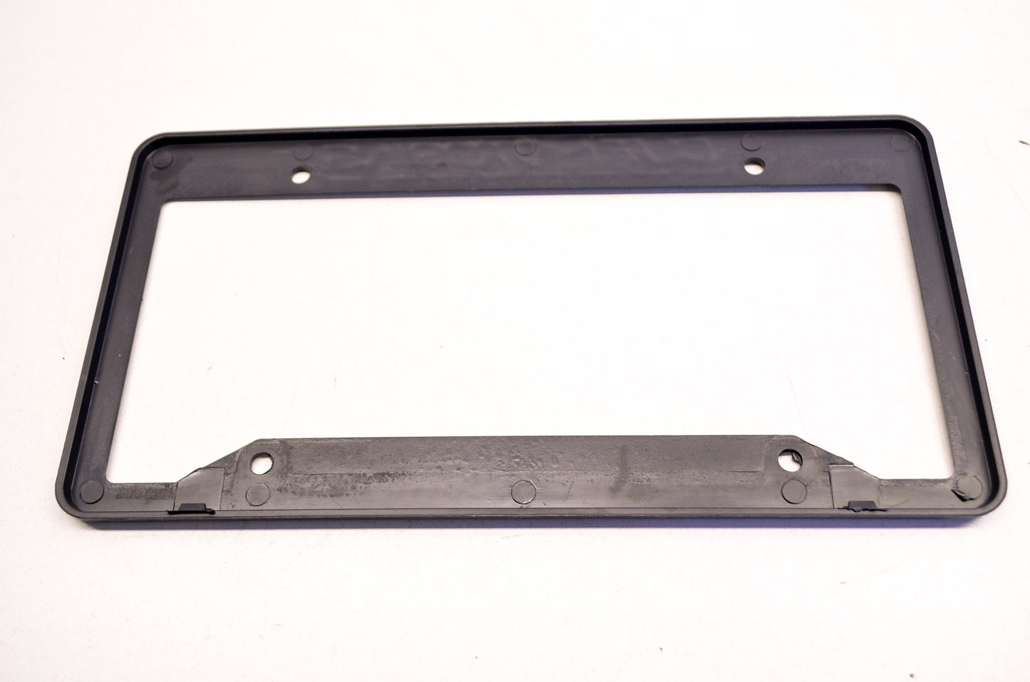 New OutMotoring Mini Cooper License Plate Frame Black/White NOS