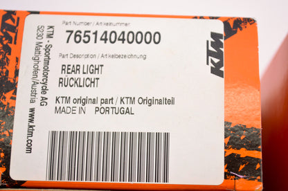 OEM KTM 76514040000 Rear Light Qty 4 NOS