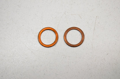 OEM KTM 0603100141 Copper Gasket 10x14x1 Qty 2 NOS