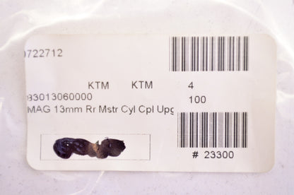New OEM KTM Foot Brake Master Cylinder 13mm NOS
