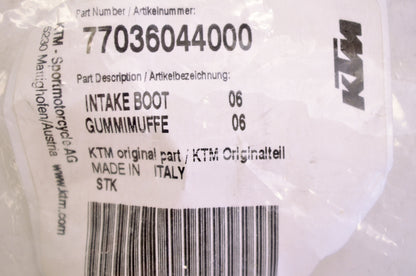 New OEM KTM Intake Boot NOS