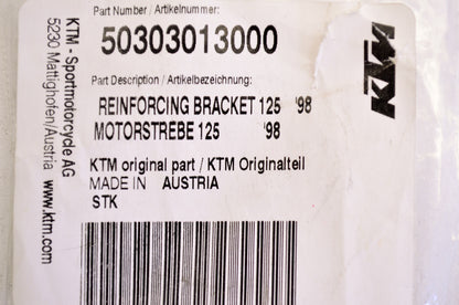 OEM KTM 50303013000 Reinforcing Bracket NOS