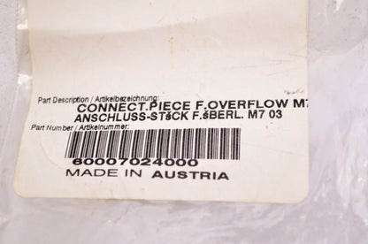 Overflow Connecting Piece NOS