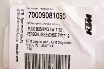 New OEM KTM Plug Bushing NOS