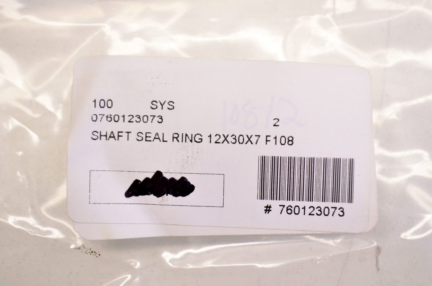 OEM KTM 760123073 Shaft Seal Ring 12X30X7 PTFE NOS