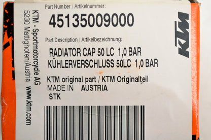 New OEM KTM Radiator Cap NOS