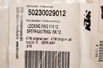 New OEM KTM Locking Ring NOS