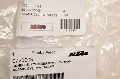 OEM KTM 83013005000 Master Cylinder Clamp Kit NOS