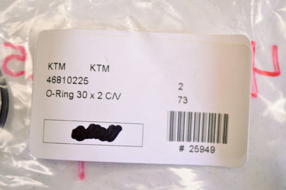 OEM KTM 46810225 O-Ring 30x2 NOS