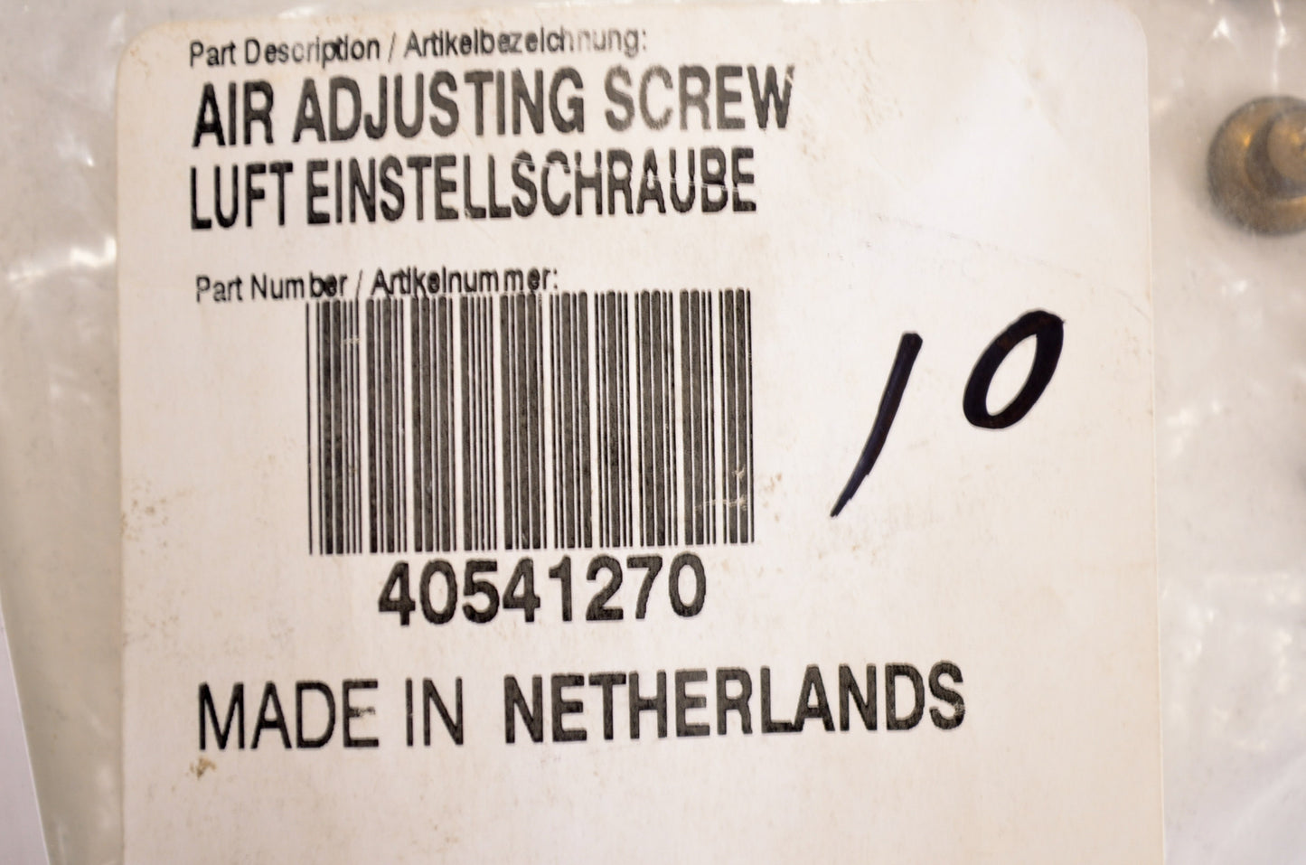 OEM KTM 40541270 Air Adjusting Screw