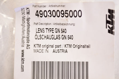 New OEM KTM Lens Type Oil Plug NOS