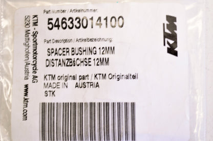 New OEM KTM Spacer Bushing 12mm NOS