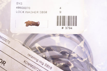OEM KTM 48600070 Lock Washer SB53 NOS