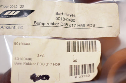 OEM KTM 50180480 Rubber Bumper NOS