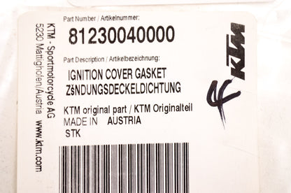 New OEM KTM Ignition Cover Gasket NOS