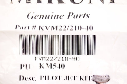 New Mikuni Pilot Jet #40 QTY 3 NOS