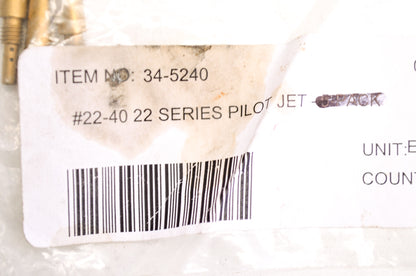 DG 34-5240 22 Series Pilot Jet #40 QTY 4 NOS