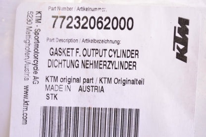 OEM KTM 77232062000 Output Cylinder Gasket NOS