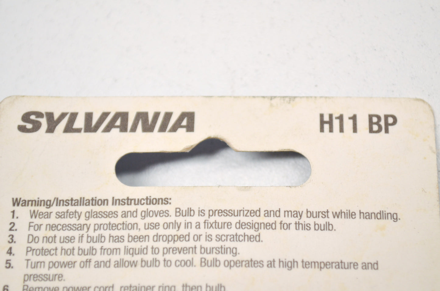 New Sylvania Halogen Headlight Bulb 12v 55w NOS